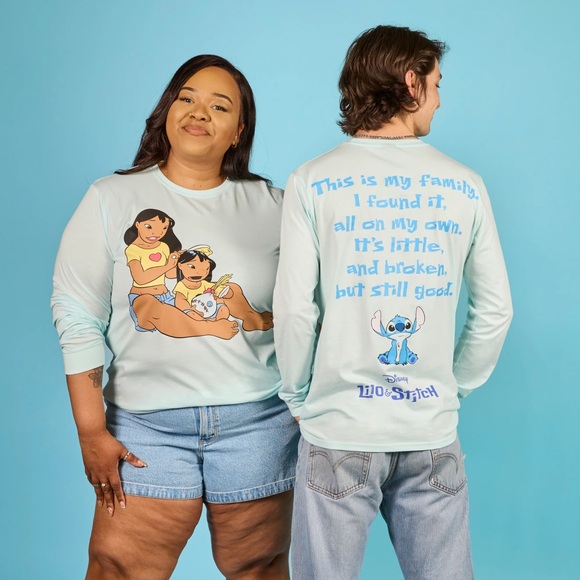 Disney Tops - Disney LILO AND STITCH FAMILY LONG SLEEVE T-SHIRT